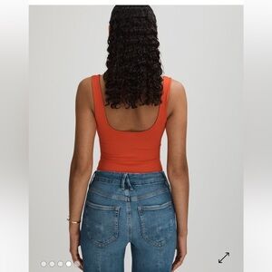 Good American Terracotta Bodysuit thong